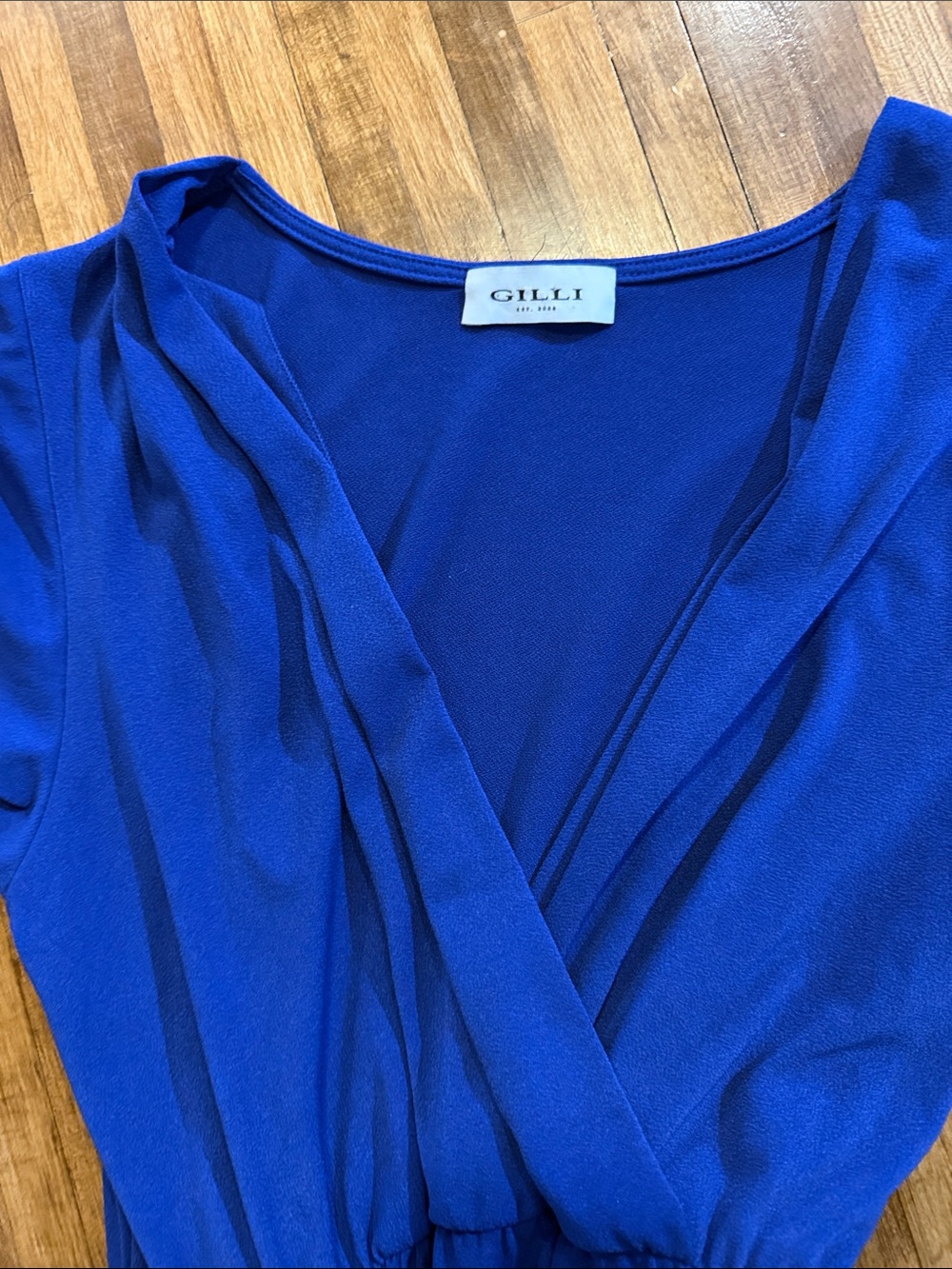 Gilli blue maxi dress 💙 sz Large (u1) - Picture 3 of 4